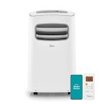 Midea 10,000 BTU ASHRAE (5,800 BTU SACC) Portable Air Conditioner, Cools up to 200 Sq. Ft., with Dehumidifier & Fan mode, Control with Remote, Amazon Alexa & Google Assistant, Easy-to-use and Install