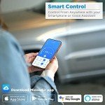 Midea 10,000 BTU ASHRAE (5,800 BTU SACC) Portable Air Conditioner, Cools up to 200 Sq. Ft., with Dehumidifier & Fan mode, Control with Remote, Amazon Alexa & Google Assistant, Easy-to-use and Install