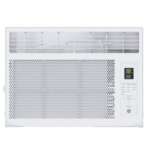 GE Window Air Conditioner Unit, 5,000 BTU with LED Controls for Small Rooms up to 150 sq ft., Adjustable Fan and Cooling Settings, Perfect for Guest or Living Room, Easy Install Kit Included, White