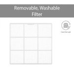 LG 7,500 BTU Window Air Conditioner with Supplemental Heat, Cools 320 Sq.Ft. (16' x 20' Room Size), Electronic Controls with Remote, 2 Cooling, Heating & Fan Speeds, Slide In-Out Chassis, 115V