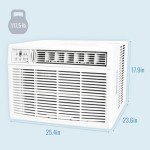 Keystone 18,000 BTU Window Air Conditioner with Heater