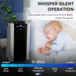 Whynter Portable Air Conditioner 14,000 BTU with Dual Hose Dehumidifier & Cooling Fan for 500 Sq Ft Rooms, Includes AC Unit Window Kit, ARC-14S (9,500 SACC)