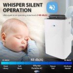 Whynter Air Conditioner 13,500 Portable Heater with Dehumidifier, Cooling Fan & Smart Wi-Fi for 500 Sq Ft Rooms, Includes AC Unit Window Kit, ARC-1050XPH (10,000 BTU SACC), White