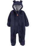 Carter's Baby Sherpa Bunting in Navy - 3 Months
