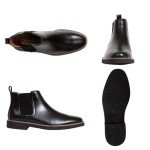 Men's Black Rockland Comfort Chelsea Boots - Size 10