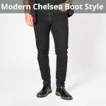 Men's Black Rockland Comfort Chelsea Boots - Size 10