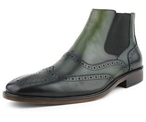 Olive Men's Dress Chelsea Boots - Size 10.5