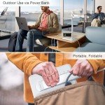 Dimmable White LED Desk Lamp with USB Charging