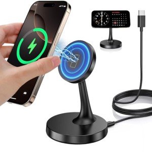 15W Magnetic Wireless Charger Stand for iPhone