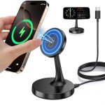 15W Magnetic Wireless Charger Stand for iPhone