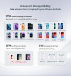 15W Magnetic Wireless Charger Stand for iPhone