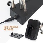 LED Magnifying Glass Soldering Station with Clips