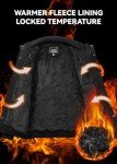 Men's Black Military Bomber Jacket for Winter