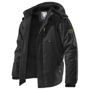 TREKEK Men's Waterproof Fleece Winter Ski Jacket