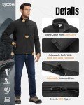 Men's Waterproof Softshell Jacket with Fleece Lining