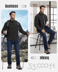 Men's Waterproof Softshell Jacket with Fleece Lining