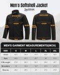 Men's Waterproof Softshell Jacket with Fleece Lining