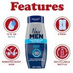Nair Men’s Hair Removal Body Cream, 2-Pack