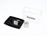 Jonwo Square Mother of Pearl Cufflinks & Tie Clip