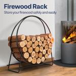 Heavy Duty 32" Firewood Log Rack with Cover