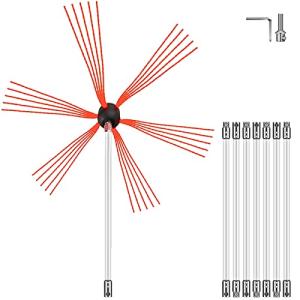 VEVOR 26FT Chimney Sweep Tool Kit with Brush