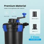 VIVOHOME Pond Filter with 9-Watt Light