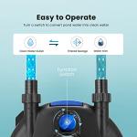 VIVOHOME Pond Filter with 9-Watt Light