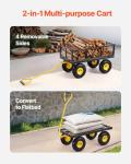 VEVOR Heavy Duty Garden Cart with All-Terrain Wheels