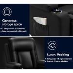 Alfordson Heated Massage Recliner Chair in Black