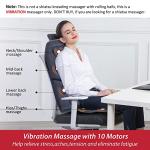 Comfier Heated Back Massager with Vibration Motors