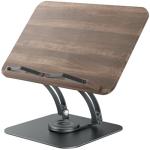 Adjustable 360° Book Stand with Page Clips