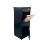 Large Waterproof Outdoor Mailbox in Woodgrain Finish