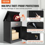 Extra Large Outdoor Mailbox with Coded Lock