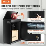VEVOR Outdoor Lockable Parcel Drop Box