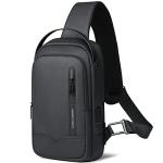Lightweight Water-Resistant Sling Bag with USB Port