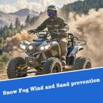 PLOOTA Anti-Fog Motorcycle Face Mask Goggles
