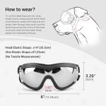 Dog Sunglasses for Medium-Large Breeds - Anti-UV