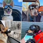 Dog Sunglasses for Medium-Large Breeds - Anti-UV