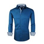 Alex Vando Men's Stretch Regular Fit Dress Shirt