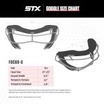 STX Lacrosse Focus-S Goggles in Black