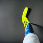 Alfa AX5 Fluro Yellow Hockey Stick with Bag