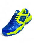 ALFA Elite Turf Hockey Shoes - Blue/Yellow, Size 5