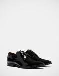 Julius Marlow Black Patent Lace-Up Dress Shoes