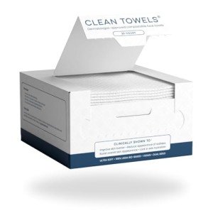 Clean Skin Club Disposable Face Towels, 50 ct