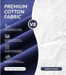 David Archy Men's Cotton Pajama Set with Pockets