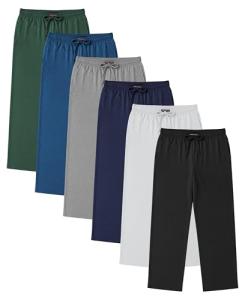 Andrew Scott Men's Cotton Pajama Pants 6 Pack