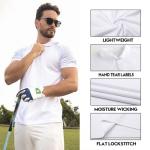ZENGVEE Men's 5 Pack Moisture-Wicking Polo Shirts
