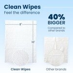 Clean Skin Club XL Extra Moist Face Wipes