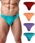 Avidlove Men's Low Rise Bikini Briefs 4-Pack