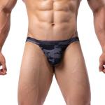 Men's Summer Low Rise Bikini Briefs, Black